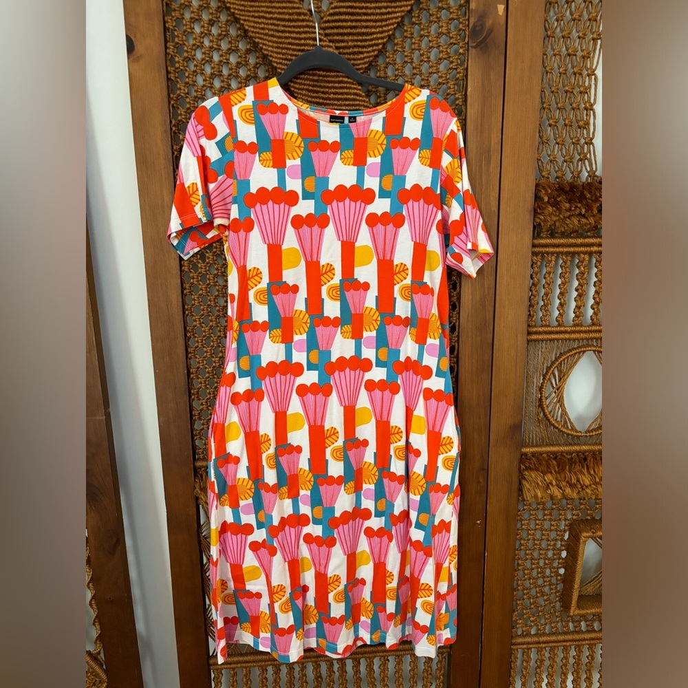 Marimekko x Uniqlo midi jersey dress
